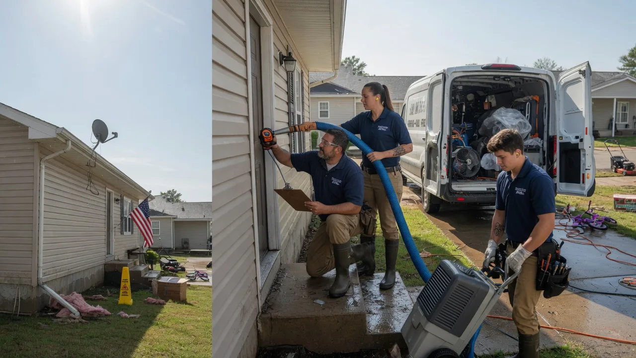 Ceiling Water Damage Restoration in Glen Elder, KS near me